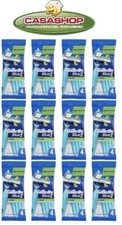 48 lamette due lame GILLETTE BLUE 2 PLUS SLALOM rasoio barba bilama