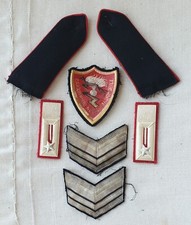 CARABINIERE SET COMPLETO SPALLINE, GRADI BRIGADIERE, ALAMARI, PATCH RADIOMOBILE