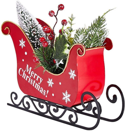 Slitta natale decorazione - slitta,