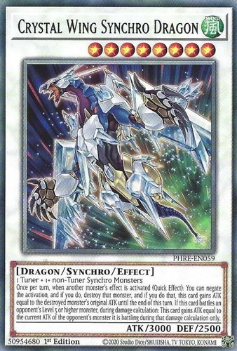 Crystal wing synchro - x,