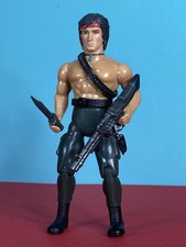 RAMBO Action Figure Coleco,COMPLETE -1986 Force Of Freedom, Sylvester Stallone