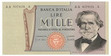1000 LIRE GIUSEPPE VERDI II