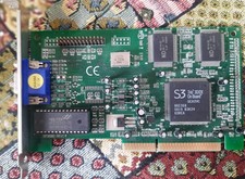 Sparkle S3 Trio3D/2X 8MB [SP368G REV:4 SP368] AGP Video card - Vintage 