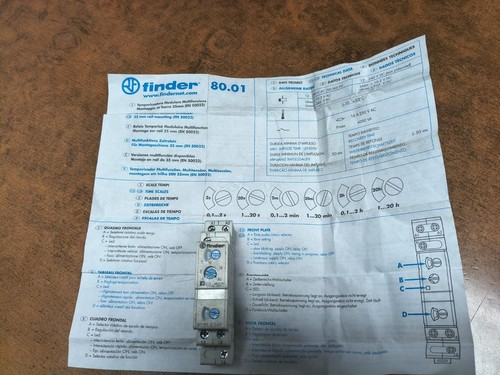 Finder 240 0000 relè - 80.01.0.240.0000,