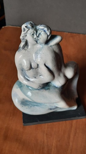 Scultura ceramica amanti - in,