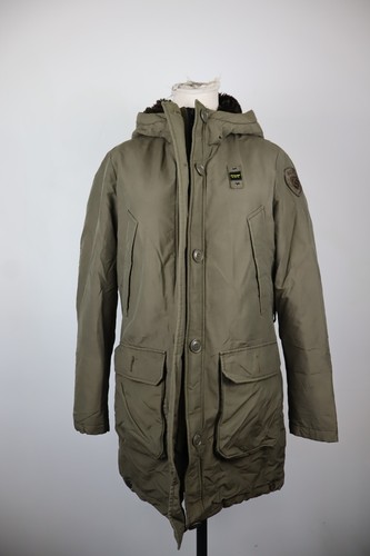 Blauer giubbino parka - blauer, piumino