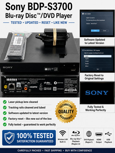 Sony bdp s3700 blu ray - sony, bdp-s3700