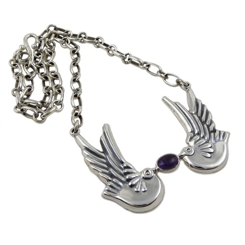 Collana taxco argento sterling - collana,