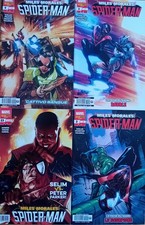 LOTTO DI 4  MILES MORALES SPIDER MAN PANINI COMICS OTTIME CONDIZIONI