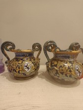 vaso maiolica a a lustro