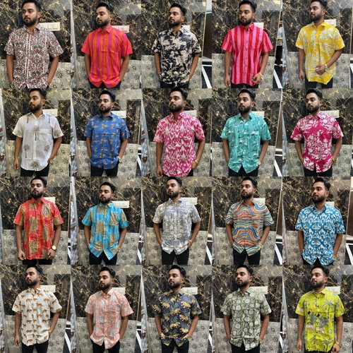 Camicia uomo cotone indiano