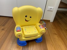 Poltrincina Sonora Gialla Fisher-Price Giochi Bimbi 1-3 Anni dim. 40x18x52,5 cm