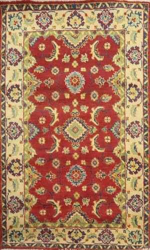 Tappeto accento kazako - , rosso
