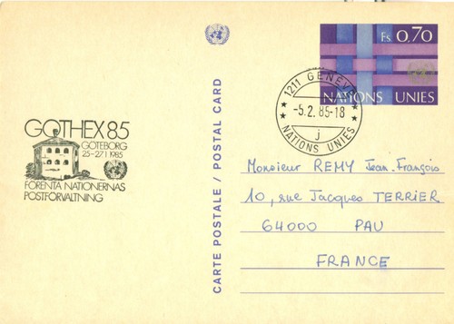 United nations geneva - nations, 1985