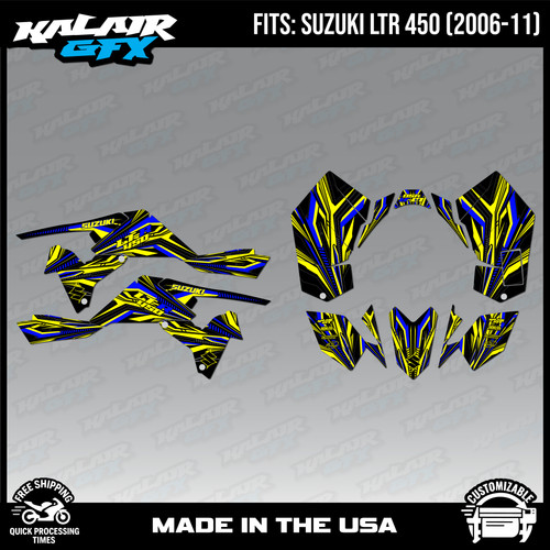 Kit grafica per suzuki atv - kit,
