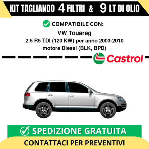 Tagliando per touareg - vw,