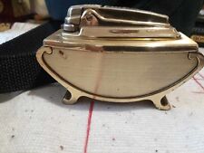 Accendino da tavolo vintage Ronson Art Déco tonalità oro (funzionante scarico)