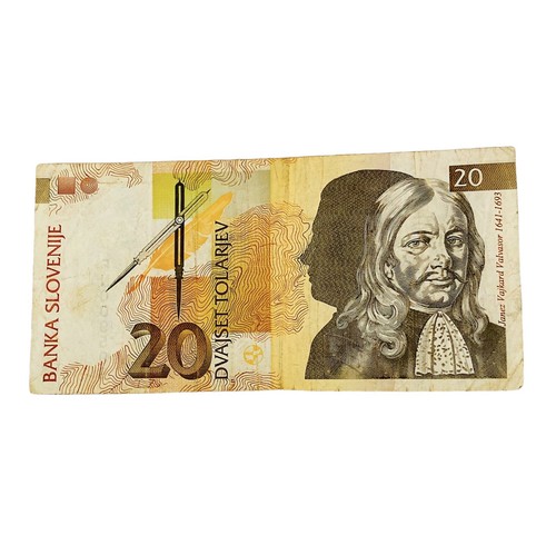 Banconota slovenia 20 - da,