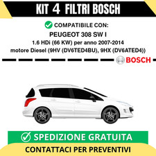 KIT BOSCH 4 Filtri tagliando