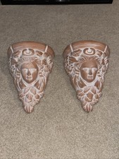 Coppia di mensole applique