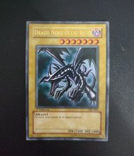 Drago Nero Occhi Rossi