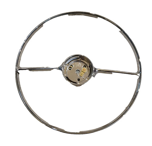 Anello metallo cromato - ,