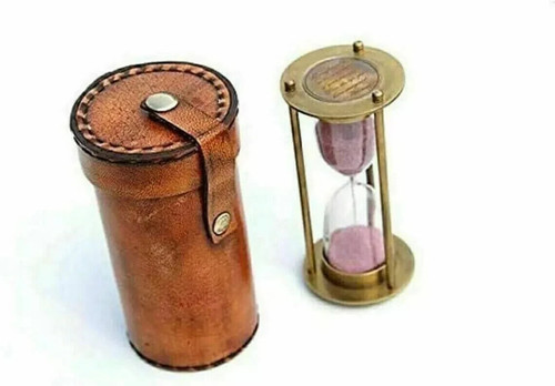 Timer sabbia clessidra ottone