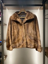 pelliccia di visone color miele/marrone