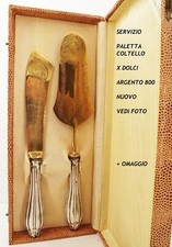 SET SERVIZIO di POSATE TAGLIO PORTATE da DOLCI DOLCE TORTA in VINTAGE paletta