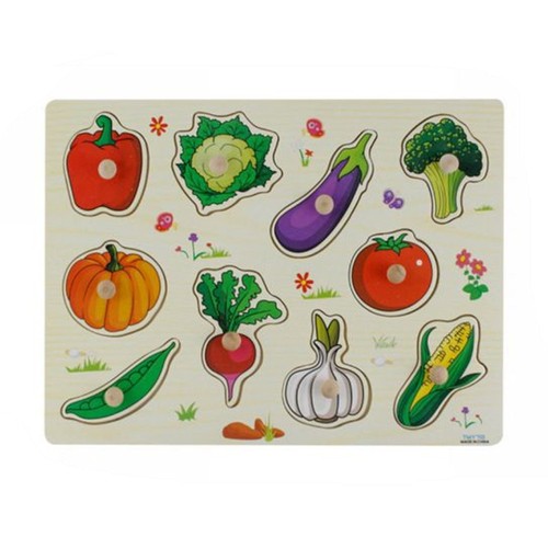 Puzzle incastro tema verdure - incastro,