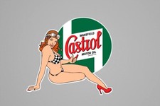 ADESIVI PIN UP BOMBOLETTA OLIO