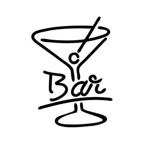 Adesivo decalcomania cocktail