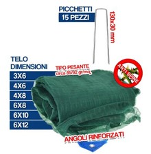 TELO RETE RACCOLTA OLIVE PESANTE ANTISPINA OCCHIELLATO RINFORZATO INTERO 34677V
