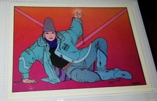 JEAN GIR-MOEBIUS-CARTOLINA GENTIANE 1983-LA FILLE AU CRISTAL-RARA