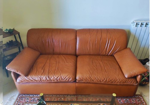 Divano pelle vintage - -, 3