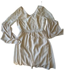 Abito pizzo boho western XS