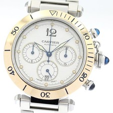 Cartier pasha 38mm w31036t6 - pasha, 2