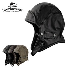 Cappello bomber in pelle