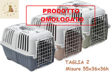 PRATIKO 2 Trasportino Cane e Gatto Per Auto con Porta in Metallo Taglia Media