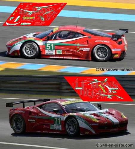 Decals ferrari 458 - ferrari, italia