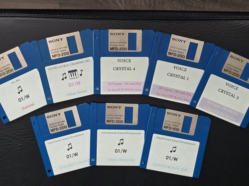 Korg 01w o1w floppy - floppy, disk