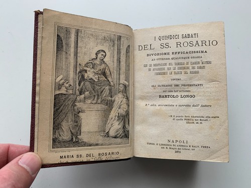 Antico libro religioso i - libro, "i