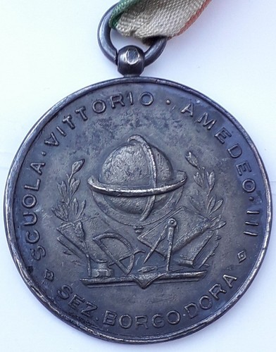Medaglia scuola vittorio - scuola,