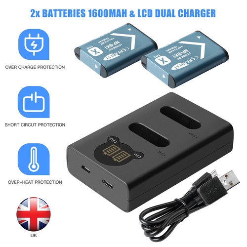 Batteria bx1 per sony - 2x,