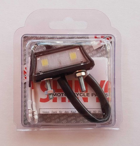Luce targa moto omologata - luce,