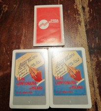 CARTE DA GIOCO FIERA MILANO DAL NEGRO GRANDE FIERA D'APRILE MERCANTE IN VINTAGE