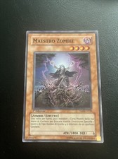 YU GI OH CARTA MAESTRO ZOMBIE SUPER RARA TAEV-IT039 1EDZ UNTORE DECK COLLEZIONE