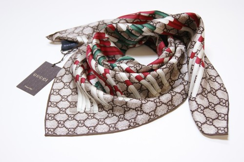 Sciarpa gucci seta verde - sciarpa, rossa