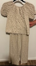 Zara Girls Beige Set