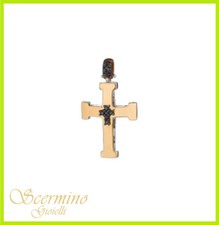 PENDENTE CROCE DA UOMO IN ORO